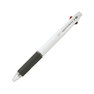 （業務用セット） ジェットストリーム 多色ボールペン 軸色：白 インク：黒・赤・青  【×20セット】 - 拡大画像