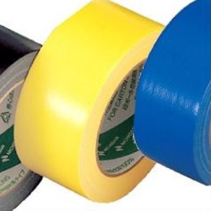 （業務用セット） ニチバン カラー布テープ（薄手） イエロー 【×10セット】 - 拡大画像