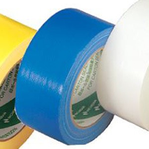 （業務用セット） ニチバン カラー布テープ（薄手） ブルー 【×10セット】 - 拡大画像