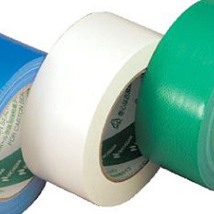 （業務用セット） ニチバン カラー布テープ（薄手） ホワイト 【×10セット】 - 拡大画像
