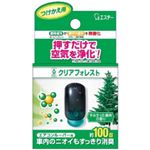 （業務用セット） エステー 車用消臭剤クリアフォレスト クルマ エアコンルーパー 詰替用 1個 【×10セット】