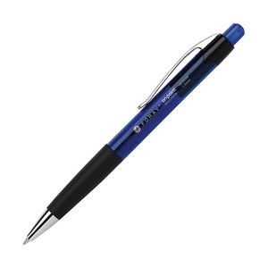 （業務用セット） FORAY ノック式油性ボールペン青 インク色：青 ボール径：1.0mm 1箱（12本） 【×10セット】 - 拡大画像