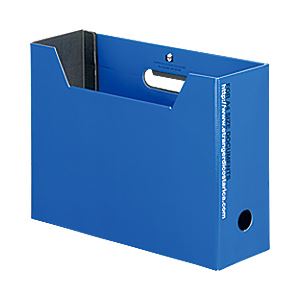 (業務用セット) エトランジェ・ディ・コスタリカ ボックスファイル(A4ヨコ) ブルー 【×10セット】 商品画像