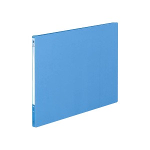 （業務用セット） コクヨ レターファイル（色厚板紙表紙） A3ヨコ ブルー 【×10セット】 - 拡大画像