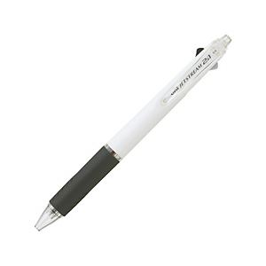 （業務用セット） ジェットストリーム 多機能ペン 0.5mm 軸色：白 インク：黒・赤+シャープペン 【×10セット】 - 拡大画像
