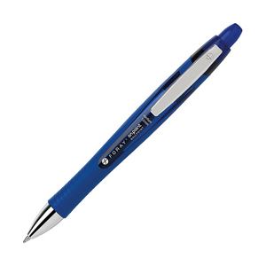 （業務用セット） FORAY ノック式油性ボールペン太軸青 インク色：青 ボール径：1.0mm 1パック（6本） 【×10セット】 - 拡大画像