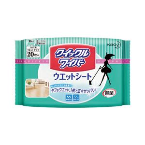 (業務用セット) 花王 クイックルワイパー 取替シート ウエットタイプ 【×5セット】 商品画像