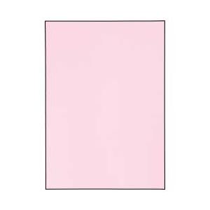 （業務用セット） カラーペーパー【冊】 B5 ピンク 1冊（500枚） 【×5セット】 - 拡大画像