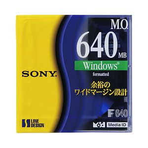 （業務用セット） ソニー MOディスク 640MB Windows 型番：EDM-640CDF 【×5セット】 - 拡大画像