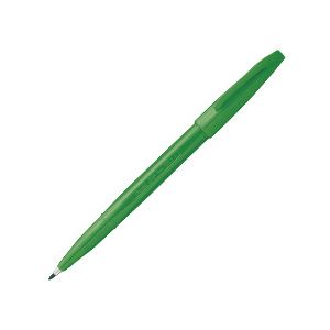 （業務用セット） ぺんてる サインペン 10本パック インク色：緑 【×5セット】 - 拡大画像
