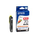 （業務用セット） エプソン（EPSON）対応 インクカートリッジ ブラック 1個 型番：ICBK70 【×5セット】