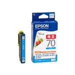 （業務用セット） エプソン（EPSON）対応 インクカートリッジ シアン 1個 型番：ICC70 【×5セット】