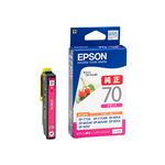 （業務用セット） エプソン（EPSON）対応 インクカートリッジ マゼンタ 1個 型番：ICM70 【×5セット】