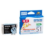 （業務用セット） エプソン（EPSON） インクカートリッジ ライトシアン 型番：ICLC51 単位：1個 【×5セット】