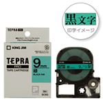 （業務用セット） 「テプラ」PROシリーズテープ スタンダード パステル 緑に黒文字 9mm 【×5セット】