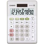 （業務用セット） カシオ（CASIO） W税率対応電卓 小型電卓 10桁 縦14.7×横10.3×厚さ2.9cm MW-100T-WE-N 1個 【×3セット】