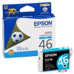 （業務用セット） エプソン（EPSON） インクカートリッジ シアン 型番：ICC46 単位：1個 【×3セット】