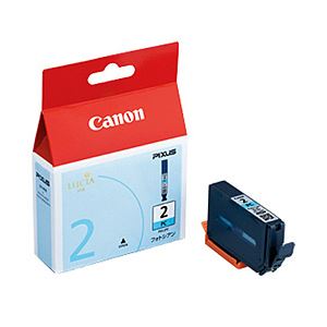 （業務用セット） キヤノン（Canon） インクカートリッジ フォトシアン 型番：PGI-2PC 単位：1個 【×3セット】 - 拡大画像