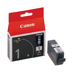 （業務用セット） キヤノン（Canon） インクカートリッジ ブラック 型番：PGI-1BK 単位：1個 【×3セット】 - 拡大画像