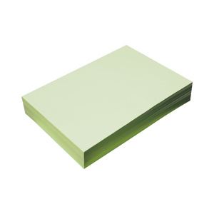 （業務用セット） カラーペーパー A4・厚口 グリーン 1冊（500枚） 【×3セット】 - 拡大画像