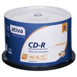 （業務用セット） ativa CD-R 700MB ホワイトレーベル スピンドルケース 50枚入 【×3セット】