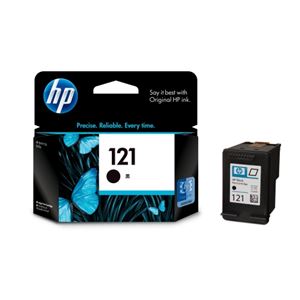 （業務用セット） HP対応 インクカートリッジ ブラック 1個 型番：CC640HJ （HP121） 【×3セット】 - 拡大画像
