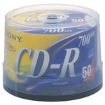 （業務用セット） ソニー CD-R 700MB ブランドレーベル スピンドルケース 50枚入 【×3セット】