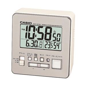 （業務用セット） カシオ（CASIO） 卓上電波目覚まし時計 1台 型番：DQD-805J-8JF 【×2セット】 - 拡大画像