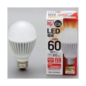 （業務用セット） LED電球 電球色 1個 型番：LDA8L-H-6T1 【×2セット】 - 拡大画像