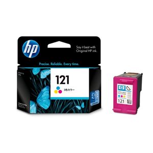 （業務用セット） HP対応 インクカートリッジ 3色パック 1箱（3色入） 型番：CC643HJ （HP121 3色） 【×2セット】 - 拡大画像