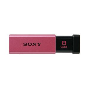（業務用セット） ソニー ポケットビットT 8GB ピンク USM8GT P 1個 【×2セット】 - 拡大画像