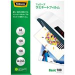 フェローズ ラミネートフィルムBasic100 A4 216×303mm 5847701 1箱（100枚）