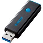 エレコム ノック式USB3.0メモリ ブルー MF-PSU316GBU 1個
