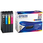 EPSON 純正インクカートリッジ 4色 IC4CL83 1パック（4色）