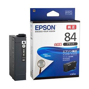 EPSON 純正インクカートリッジ 大容量ブラック ICBK84 1個