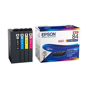 EPSON 純正インクカートリッジ 大容量4色 IC4CL84 1パック（4色）