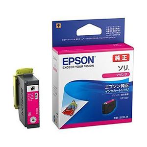 EPSON 純正インクカートリッジ ソリ マゼンタ SOR-M 1個