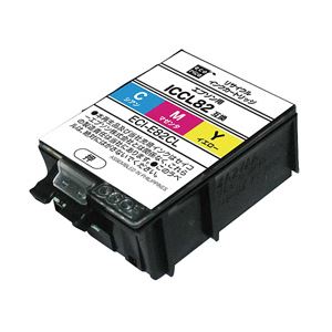 EPSON エコリカ リサイクルインクカートリッジ 3色 ECI-E82CL（対応純正型番：ICCL82） 1パック（3色）