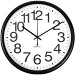 オフィスデポオリジナル niceday 掛時計 ブラック 直径34.3cm 1個