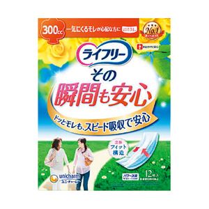 ユニ・チャーム ライフリーさわやかパッド その瞬間も安心 1袋（12枚）