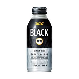 UCC BLACK無糖SMOOTH＆CLEAR 375g 1箱（24本）