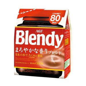 AGF ブレンディ インスタントコーヒー まろやかな香りブレンド 詰替用 1袋（160g）