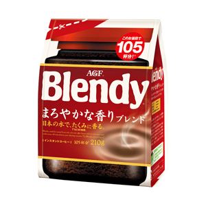 AGF ブレンディ インスタントコーヒー まろやかな香りブレンド 詰替用 1袋（210g）