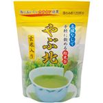 （まとめ）銘葉 粉末茶 やぶ北 玄米入り煎茶 1パック(50g)【×10セット】