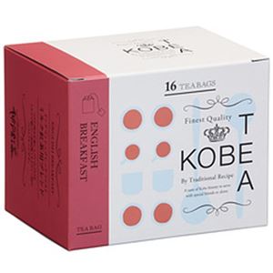 （まとめ）神戸紅茶 生紅茶 イングリッシュブレックファスト 1箱(16袋)【×10セット】