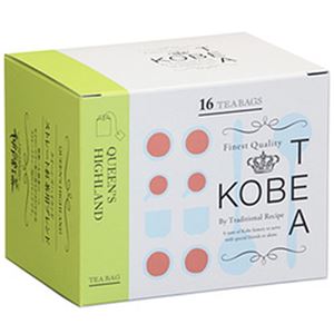 （まとめ）神戸紅茶 生紅茶 クィーンズハイランド 1箱(16袋)【×10セット】