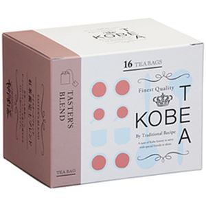 （まとめ）神戸紅茶 生紅茶 テイスターズブレンド 1箱(16袋)【×10セット】