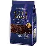 （まとめ）ユーコーヒーウエシマ シティーロースト  リッチブレンド  1袋(420g)【×10セット】