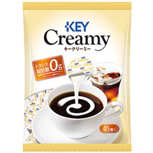 （まとめ）キーコーヒー キークリーミー 1袋(4.5ml×45個)【×10セット】