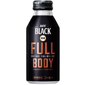 （まとめ）UCC BLACK無糖 FULLBODY 1箱(375g×24缶)【×2セット】